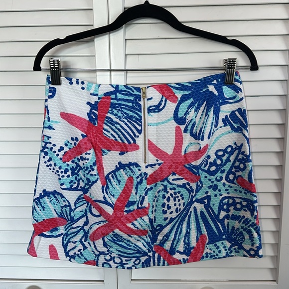 NWT Lily Pulitzer Tate skirt she she shells 2 - Picture 2 of 3